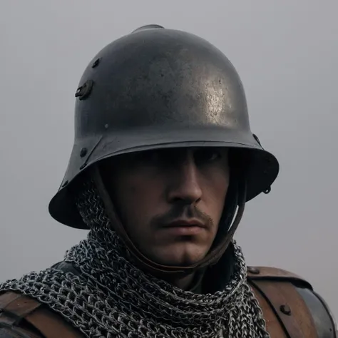 UHD, 4k, ultra detailed, cinematic, a photograph of <lora:Battlefield ww1 style:1>
a ww1 tanker military helmet with a chainmail around it battlefield ww1 style,simple background,white background,no humans,helmet , war, war zone, battle, warrior, soldier, dark themed, cinematic, film look, world war 1, first world war, ww1, military, dramatic light, epic, beautiful lighting, inpsiring