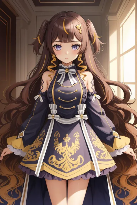 best quality, intricate details, surprised,
1girl <lora:anyaMelfissaHololive_v1:0.8> anya melfissa, very long hair, hair ornament, black dress,