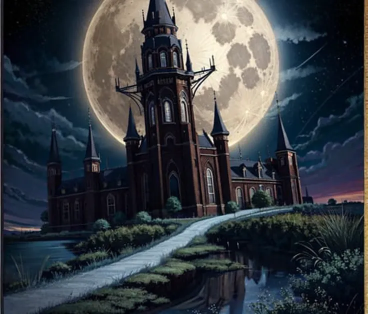 evil castle, midnight, moon, stars BREAK
((masterpiece:1.2, best quality)), 4k, high quality, solo BREAK
to8contrast style, <lora:theovercomer8sContrastFix_sd21768:1>