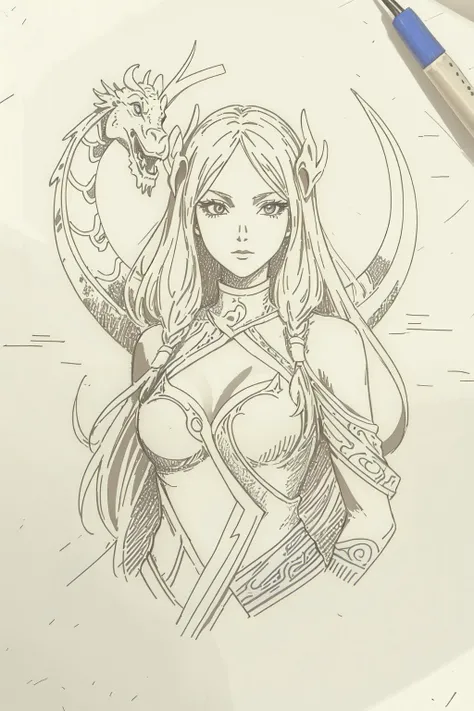 (masterpiece, best quality), intricate details,
1girl, <lora:tranqulity_dragon_karmaV3:0.8> tranquility dragon karma,
<lora:Minute_Sketch_v2:1> sketch, drawing, pencil drawing,
