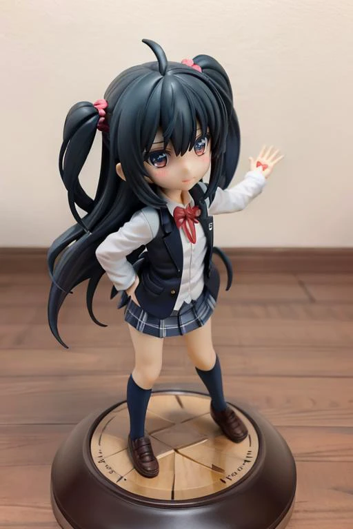 1girl, school, chibi