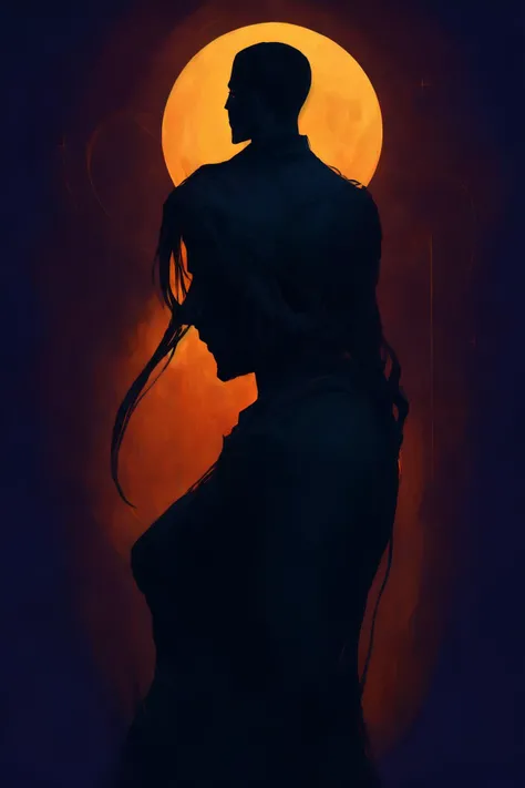 I'm a solitary figure in this endless night
Aching for connection in the absence of light
Despair and longing are my constant kin
In this realm of shadows, where I've always been,
speedpainting