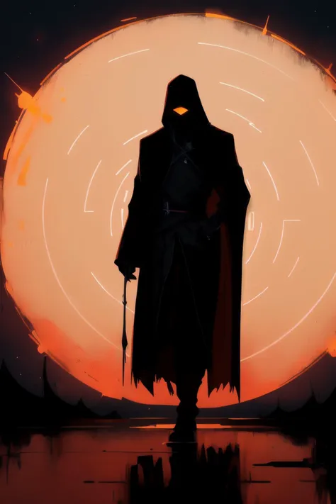 I'm a solitary figure in this endless night
Aching for connection in the absence of light
Despair and longing are my constant kin
In this realm of shadows, where I've always been,
speedpainting