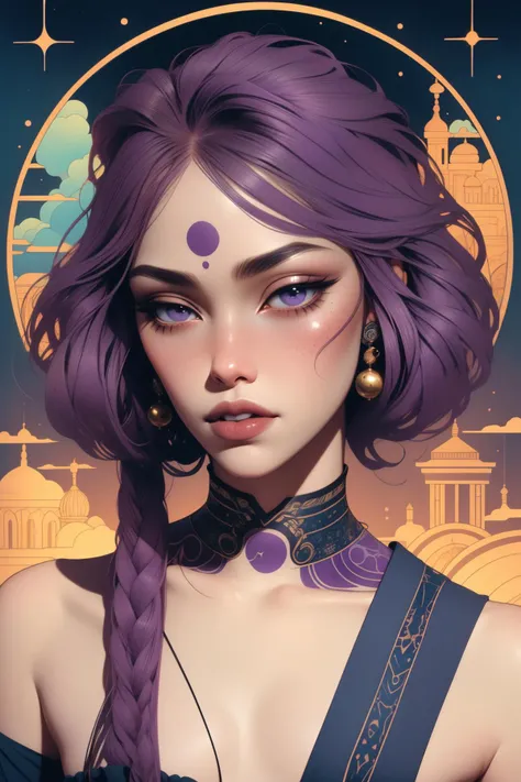 1girl, awardwinning On pale deep purple paper, intricate background, behance, wide angle of an in a very Barbiecore dark indigo traditional Cottagecore Corduroy Low-waisted shorts, Deteriorating Stirring tiny traditional Mennonite Theater director ([Oceanus:Alien:2]:1.3) - Abyssinian Cat hybrid, ð¤¥, he is screaming, he has Potent hair, he has a Scaly traditional Hmong DayGlo purple Tattoos, Warlike Pipe, lush blossoms and Interstellar cloud in background, Winter, soft focus, (by Gareth Pugh:0.8) , Surprising, Romanesque, spotlit, Selective focus, Colorless, underpainting, Diorama, realistic good-looking face, matte skin, "Footprints on the path, a trace of resilience, marking the journey of a thousand small victories.", beautiful, award winning