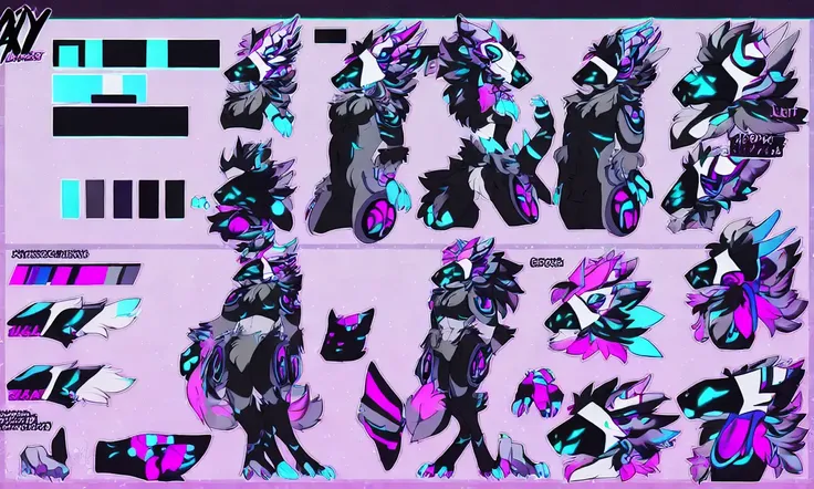 cyberpunk vaporwave primagen, sharp lines, thick lines <lora:primagen-refsheet:1>