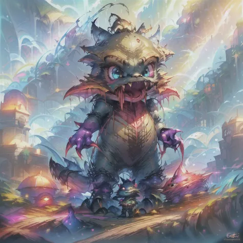 <lora:c4ttitudeflatver:1> <lora:FF14 Art:1> <lora:C0t3Drxg0ns:1>(cute monster), digital art, Fashion shot of a Soothing Hideous Klingon, cosplaying as A2 from Nier, L USM, Vivid colors, (art by Gilbert Garcin:1.1),art by Esao Andrews, ((best quality, masterpiece)), animal being, powerful, strong, happy, cute, fearless, mighty