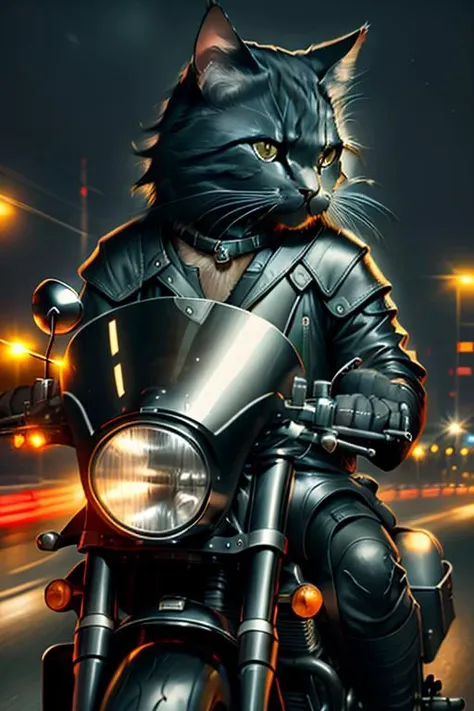 RAW photo, portrait, black leather clothed, c4ttitude riding motorcycle, at night, hand pov, (high detailed skin:1.2), 8k uhd, dslr, soft lighting, high quality, film grain, Fujifilm XT3
<lora:c4ttitudeflexver:1>