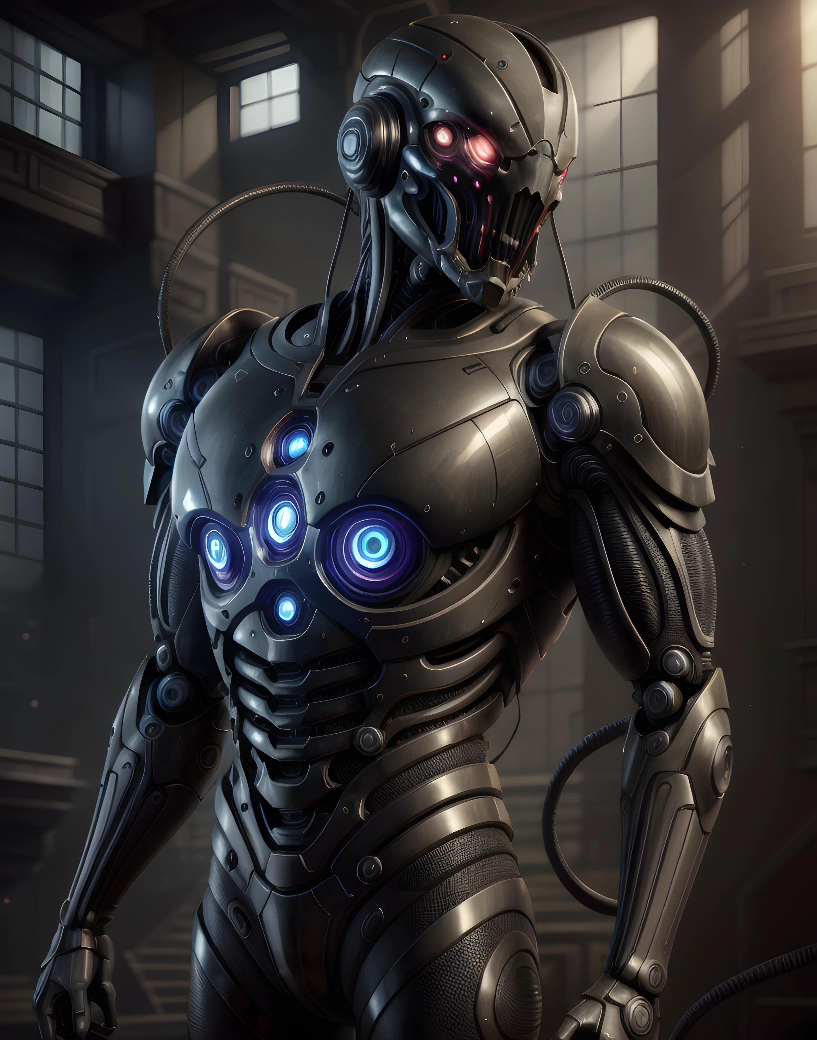 Cartoon artwork, Cthulhu cartoon, pixar art, sharp bright colours, cartoon style, Cult of Cthulhu, ((cyborg, cyberpunk)), steampunk, robotic parts, bright colours, reflection, ultra detailed, beautiful studio soft light, mannequin, rim light, vibrant details, luxurious, hyperrealistic, anatomical, muscles, cable electric wires, microchip, elegant, beautiful background, octane render, hr giger style, 8k, best quality, masterpiece, illustration, an extremely delicate and beautiful, extremely detailed, CG, unity, wallpaper, (realistic, photo-realistic:1.37), amazing cartoon, finely detail, masterpiece, best quality, official art, extremely detailed CG unity 8k wallpaper, absurd, incredible, disney character