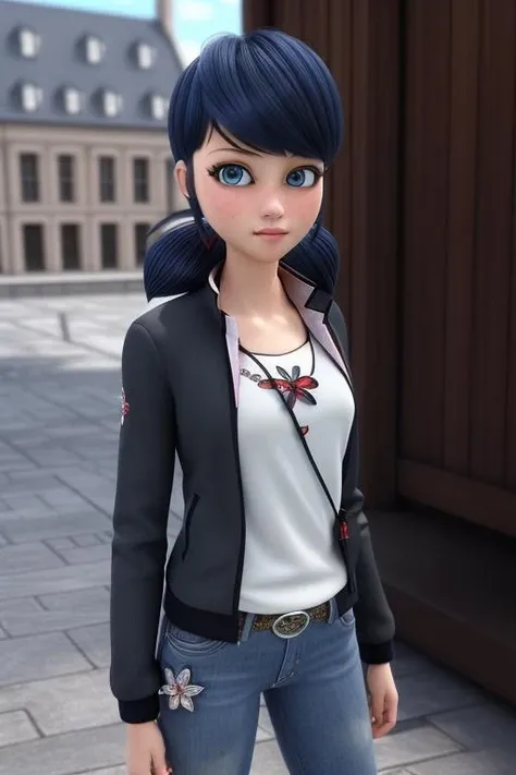 ladybug, jacket, top, casual dressed, twintails, <lora:ladybug_rel_128:0.8>, blue eyes, (nsfw:1.1), full body, school, ((intricate details)), hdr, ((intricate details, hyperdetailed))