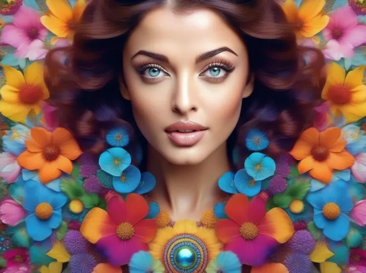 Kaleidoscope art, beautiful, giantess, aishwarya rai, colossal goddess, landscape, detailed, floral, mushrooms, fantasy, landscape, floral, soft, pretty visuals, aestheticfull body and face focus, intricate details, exceptional detail, fantasy, ethereal lighting, hyper sharp, sharp focus, photorealistic portrait, detailed face, highly detailed, realistic, hyper realistic, colorful, unreal engine, athletic body, Highly detailed photo realistic digital artwork. High definition. Face by Tom Bagshaw and art by Sakimichan, Android Jones" and tom bagshaw, Biggals, beautiful face, beautiful body, beautiful eyes, beautiful hair, smooth textures,is a digital painting with vibrant colors and exceptional detail, created using 3DS Max, AppGameKit, and Behance HD.
<lora:Aishwarya_Rai_SDXL_LoRA:1>