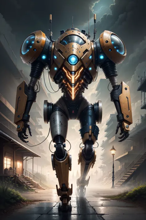 <lora:sp4c3sh1p:0.7>,sp4c3sh1p,robot,steampunk,, (masterpiece, best quality, high quality, highres, ultra-detailed),