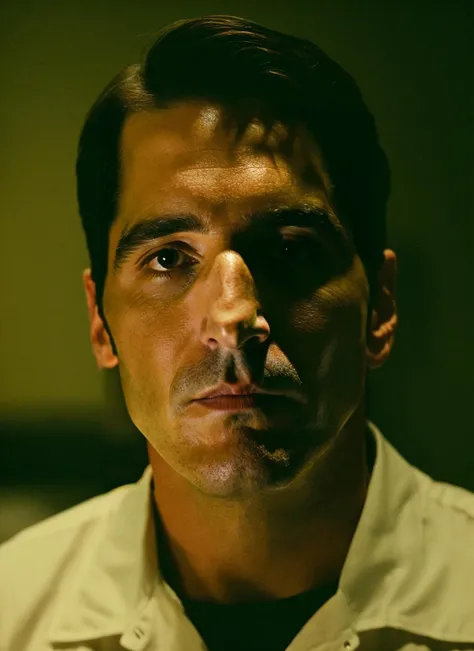 photo of sks man , Cinematic photography, movie mood, cinematic light, compelling composition, storytelling elements, conveys emotion, mood, and narrative depth, creating visually striking images that feel like still frames from a film <lora:locon_daviddastmalchian_v1_from_v1_64_32:1>