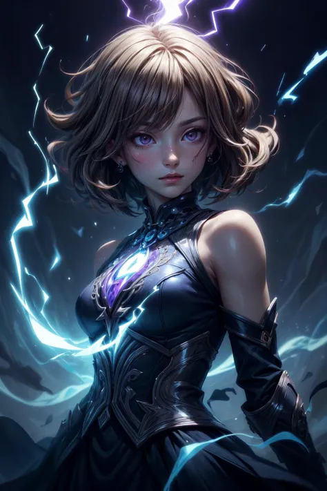 (extremely detailed:1.3), (masterpiece:1.3), illustration, Intricate illumination, Fine shadows, sharp focus, ((best quality)), <lora:more_details:1>, <lora:sharpen-soften:-0.25>, <lora:realistic:0.25>,
1 girl, adult woman, black eyes, dark blonde fringe hair,
solo, upper body, looking down, detailed background, detailed face, (<lora:ElementalMagicAIv2:0.6>, LightningMagicAI theme:1.1) mentalist, psychic powers, focusing, levitation, mind control, hypnosis, enchantment, psychomancy, precognition, clairvoyance, aura, thought projection, manipulation, mind energy, magical purple psychic energy emanating, (style-swirlmagic:0.8), ethereal atmosphere,