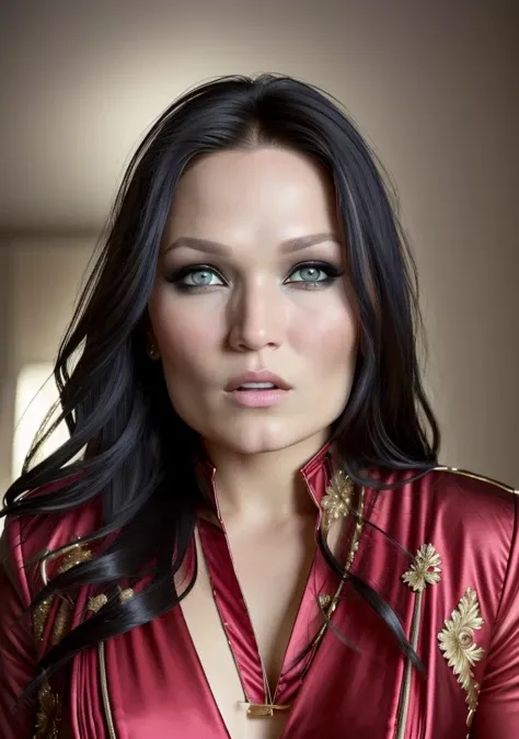 (best quality:1.33), (masterpiece:1.42),(detailed:1.15), photoshoot of amazing sexy (TarjaTurunenQuiron woman) , cinematic, ( sidelighting, finely detailed beautiful eyes: 1.2), hdr , exaggerated features, <lora:quiron_TarjaTurunen_v5:1>, <lora:PovFromBelowV1:1>, pov, from below