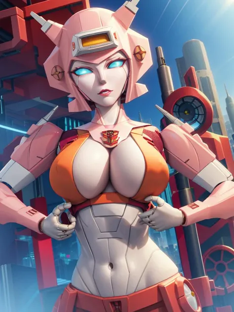 1girl, mineva lao zabi, gundam, covered gigantic breasts, extremely detailed face, beautiful detailed eyes, beautiful detailed lips, long eyelashes, highly detailed, photorealistic, masterpiece, 8k, ultra-detailed, studio lighting, professional, vivid colors, sci-fi, mecha, dramatic lighting