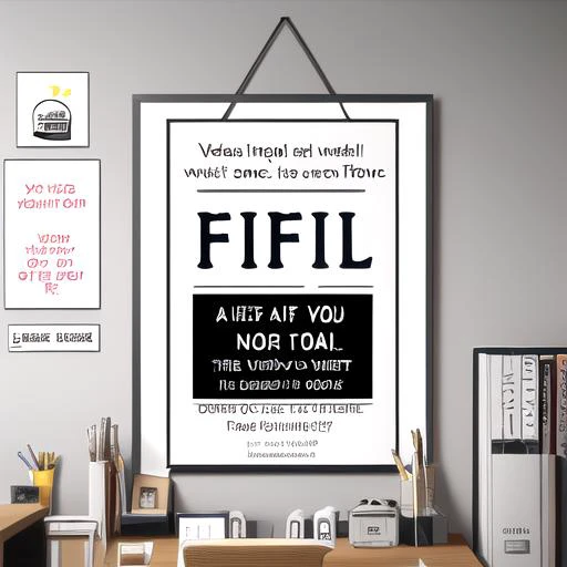 motivational poster for the office