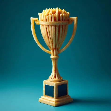 a trophy, friessty1e<lora:friessty1e:0.75>