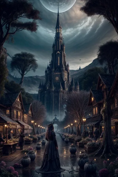 <lora:djzMarketplaceV21:1> marketplace style, village, crowd, people, standing, building, pottery, engraving, <lora:XSArchi_127:0.3> city of the souls, a portrait of yggdrasil tree, valkyrie, lake of the death, (cinematic, perfect quality:1.3), enchanted forest, water bodies, flower garden, surreal animals, fantasy, dream, night photography, mystical, horror, pathway, terrible aura, gothic, <lora:to8contrast-1-5:0.5> dark, <lora:add_detail:1>