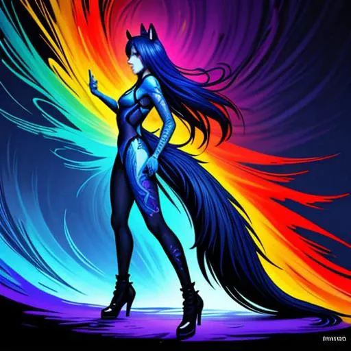 (Gorgeous Painting:1.3) of (Masterpiece:1.3),of (watercolor painting),(Wolf:1.3), (art by Carne Griffiths:1.3), (tertiary color:1.3), (secondary color:1), (primary color:.7), vibrant color, deep shadow, ((Abstract, Abstraction, Artistic, Rim Lights, Rim Lighting, Rim Light, Edge Lighting, absurdres, high resolution, (8k resolution), 8k, 8kres, 8k res, super resolution, ultra hd, megapixel, high details, detailed and intricate, intricate details, high intricate details, absurd amount of details)),,(by Artist Alberto Seveso:1.4),(by Artist Conrad Roset:1.4),(by Artist Ivan Bilibin:1.3),(Process Art:1.8),(full body:1.5)