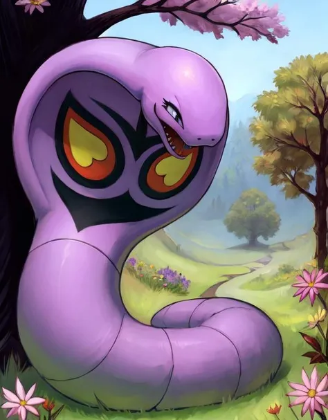 Tentacles raping woman, high quality, woman has large breasts, purple tentacles, stunning woman.