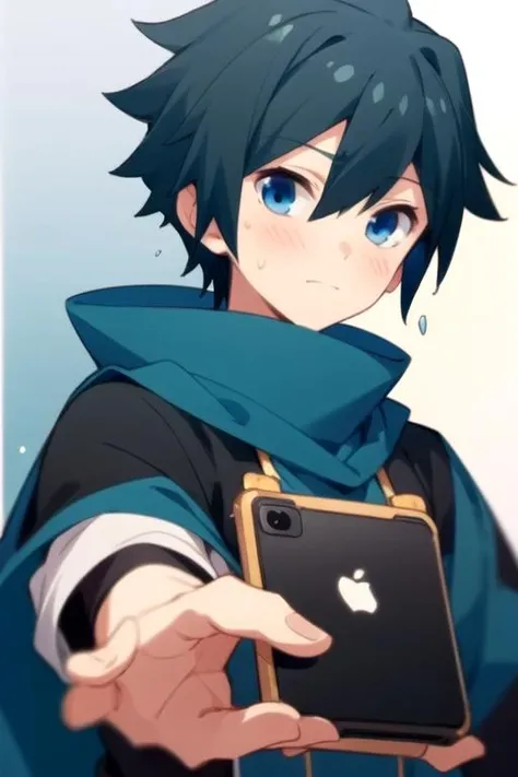 masterpiece, best quality, wallpaper, 1boy, solo, male focus, looking at viewer, , depth of field, , , <lora:haruhiko_takase:0.70>, haruhiko_takase, black hair, blue eyes, dwarf costume, soft science fiction, 2k resolution