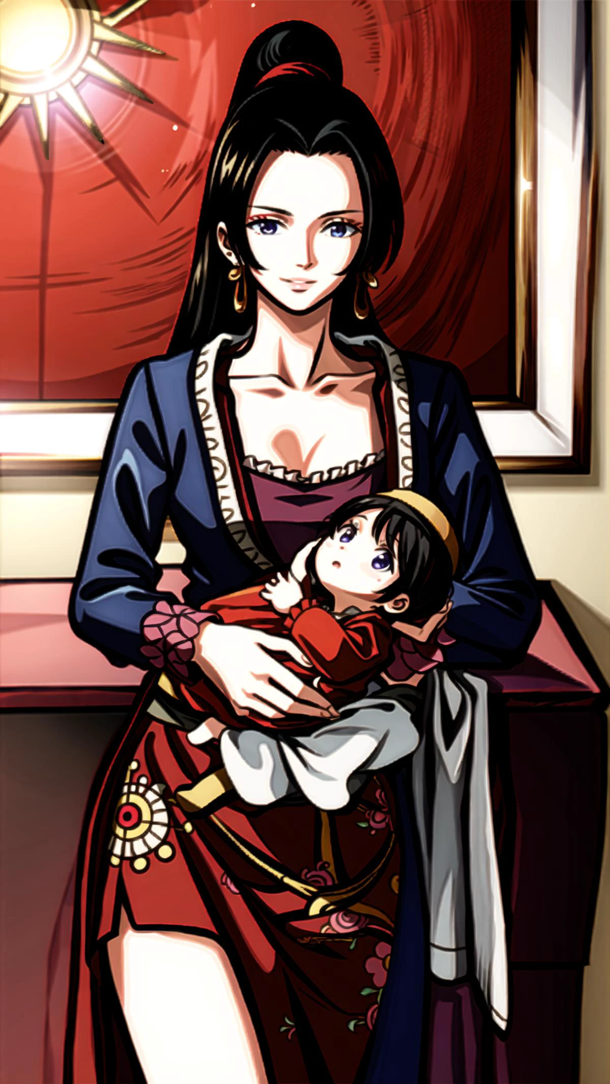 <lora:BreastfeedingMother:0.8> BFMother, 1baby, mother holding , mother and babytherly, BREAK,
<lora:add_detail:0.8> <lora:boa_hancock_v3:0.8> hancock1, boa hancock <lora:boldline (thick outline):2>, masterpiece, best quality, extremely detailed, highly quality, 4k, sharp focus, professional, sharp focus, award winning, cinematic lighting, octane render, unreal engine, volumetrics dtx, Wallpaper,