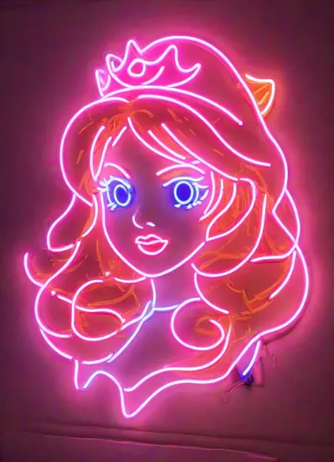 <lora:PE_NeonSignStyle:0.9> PENeonSign, neon Sign, glowing,
Princess Peach,
masterpiece, high resolution, octance 4k, high detail