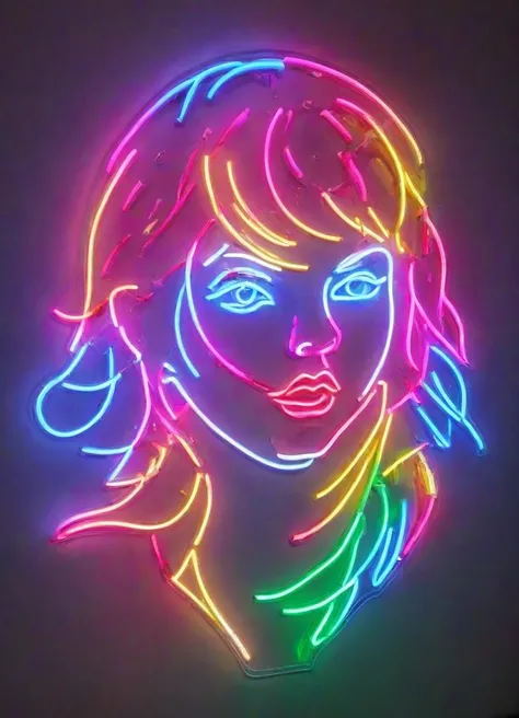<lora:PE_NeonSignStyle:0.9> PENeonSign, neon Sign, glowing, colorful,
taylor swift,
masterpiece, high resolution, octance 4k, high detail