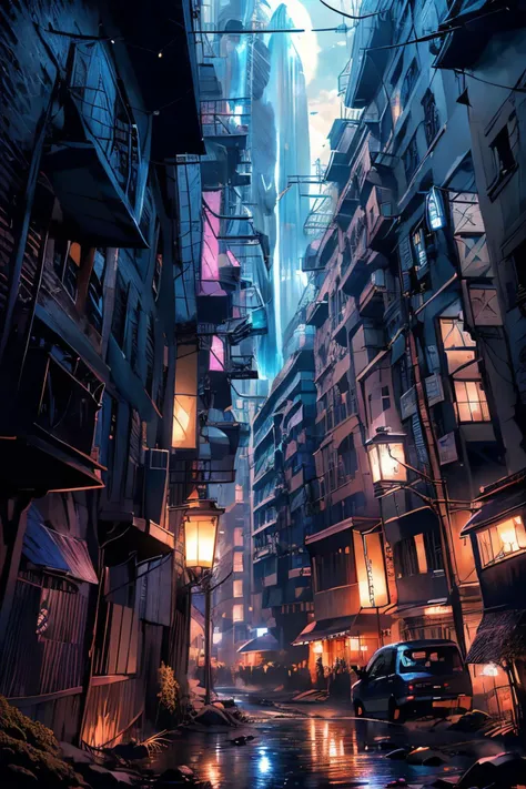 (Realistic:1.5) 6+boys, starry sky, lightning, alley, city, motor vehicle, skeleton, knife, moon, waterfall, stream, aircraft, rainbow, colored sclera, spikes, very wide shot, horror (theme), ground vehicle, horizon, stream, bag, dragon, <lora:EdobSyFyHorrorFairyTale_v1.0:0.6> <lora:EdobSyFyCityLandscape_v1.0:0.6>