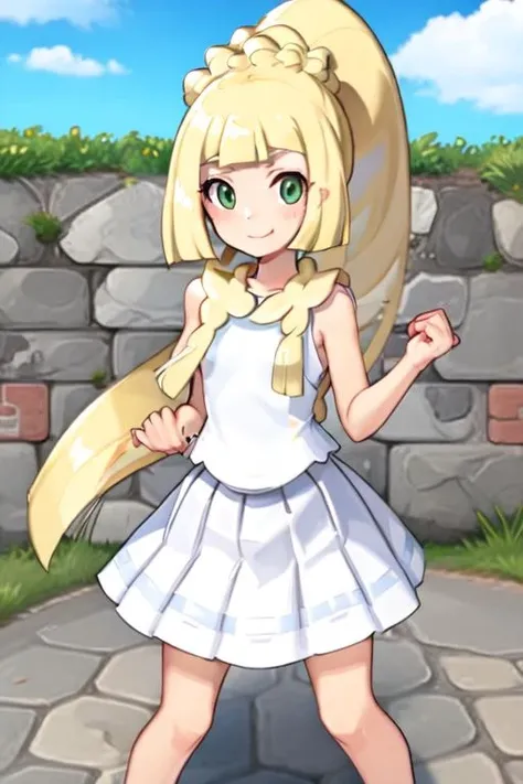 <lora:character_(DEFLILLIE, PONLILLIE, ANNLILLIE, TEALILLIE, NWYRLILLIE)Lillie-10:0.6>PONLILLIE