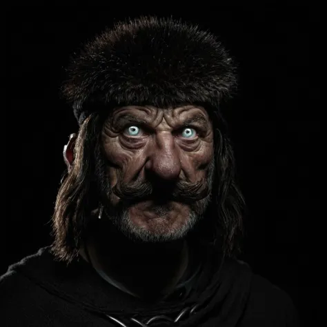 style of Libellus Novus design, <lora:Libellus_Novus_XL:1>, rembrandt lighting, subject is lit mainly from front quarter, small illuminated triangle on dark side of face, compelling, natural, inspired by Cecil B. DeMille and Rembrandt's lighting style