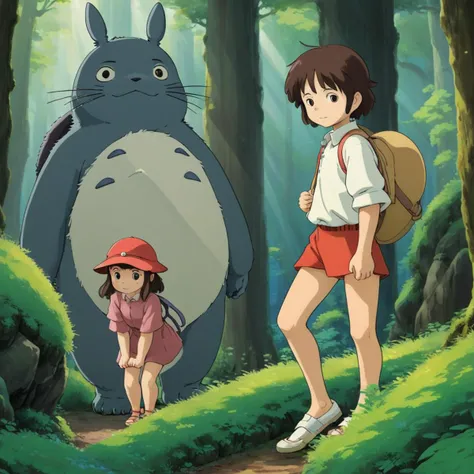 studio ghibli, stylized anime artwork