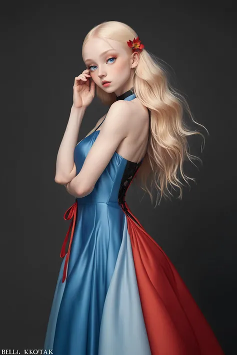 masterpiece, best quality, 1girl, <lora:kwFemale_Beta40-SDXL_v1:1>,
a commercial photo portrait of instagram model, the Ethereal Portraits, fashionable 2020's Japanese girl, detailed skin texture, hyper real photo, , Albinism and Heterochromia by Bella Kotak, girly portrait in studio shoots, Albina Albina, Feminine portrait, bust-up shot, intricate fantasy dress, taken by professional studio lighting, 150mm lens, PhaseOne, digital backs, medium format, , 150mm portrait, photography, photo taken with a Hasselblad H4D, taken with PhaseOne IQ180, IQ160, IQ140, P65+, P45+, "digital back", extremely detailed, Leaf Aptus, perfect skin, detailed skin, hyper reality, perfect face, (coral red:1.6) hair, (coral red:1.6) background, dress head completely covered with (coral red:1.6) flowers, (coral red:1.6) color filter,