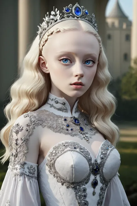 masterpiece, best quality, 1girl, <lora:kwFemale_Beta40-SDXL_v1:1>,
detailed skin texture, hyper real photo, Albinism and Heterochromia by Bella Kotak, intricate fantasy dress, , PhaseOne, ,, photography, photo taken with a Hasselblad H4D, taken with PhaseOne IQ180, IQ160, IQ140, P65+, P45+, extremely detailed, , perfect skin, detailed skin, hyper reality, perfect face,