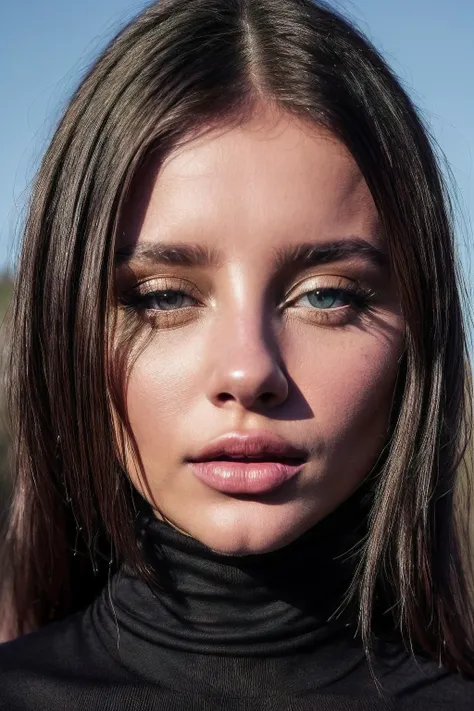 A stunning intricate full color portrait of (sks woman:1), wearing a black turtleneck, epic character composition, by ilya kuvshinov, alessio albi, nina masic, sharp focus, natural lighting, subsurface scattering, f2, 35mm, film grain <lyco:locon_fagata_v1_from_v1_64_32:1.0>