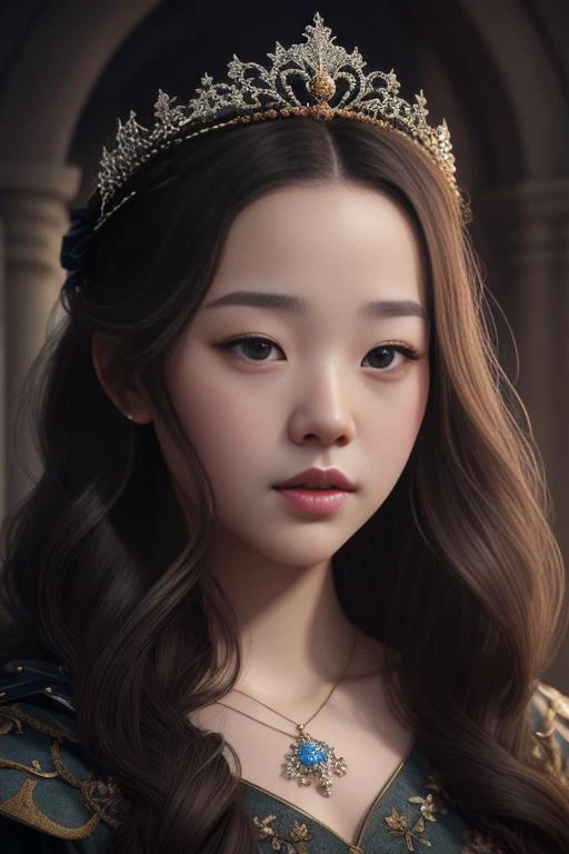 JangWonYoung as a medieval princess stganding in front of a castle, princess robe, crown, masterpiece, best quality, highest quality, cinematic lighting, (volumetric lighting), extremely detailed CG unity 8k wallpaper, focused, 8k wallpaper, 4k wallpaper, extremely detailed, ultra realistic, photorealistic, sharp focus, absurdres, (HDR:1.2), (high contrast), photograph, detailed and intricate, instagram, portrait, highly detailed, digital painting, artstation, concept art, smooth, sharp focus, illustration, cinematic lighting, Style-Princess,<lora:JangWonYoung:1.0>