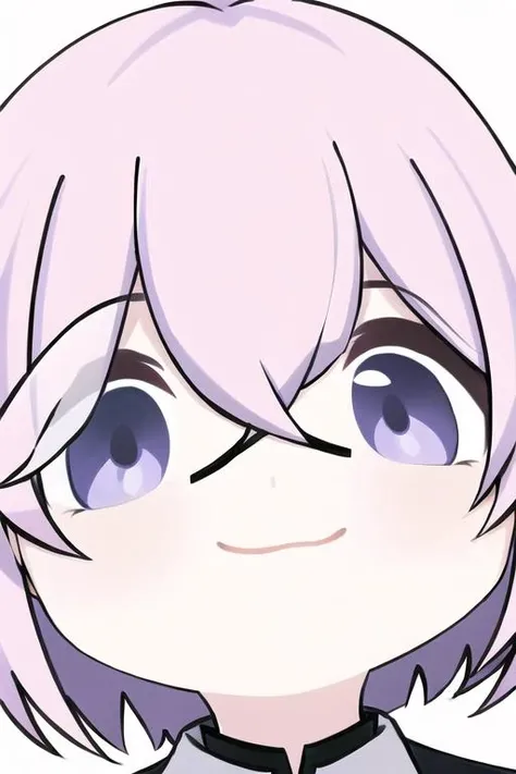<lora:Blue Archive Chibi Style:0.7> chibi, chibi style, <lora:mash kyrielight by goofy ai:1> , mash kyrielight, light purple hair,short hair,(hair over one eyes:1.1), 1girl, smile, closed mouth, glasses, 
1girl, face, 
(high quality:1.1), (high resolution:1.1), 4k, (simple background, white background,:1.2),    <lora:NoiseOffset_v2:1.0>