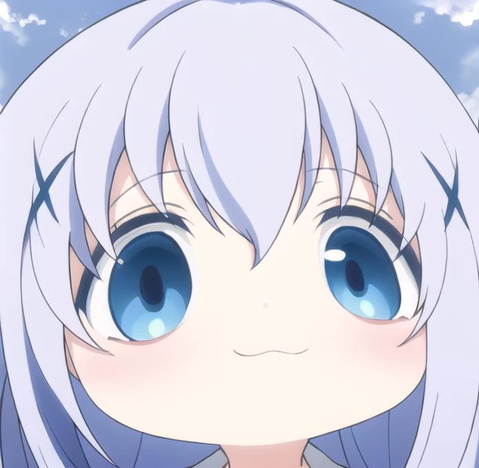 1girl, chibi, chibi style,1girl, solo,kafuu chino