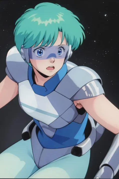 masterpiece, best quality, solo, 1girl,(watercolor:1),space,
 <lora:HyperEmiV1:0.8>hyperemi,short hair,