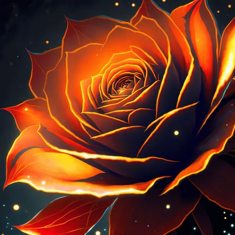 (masterpiece, top quality, best quality, official art, beautiful and aesthetic:1.2), a rose made of galaxy of star under the water, digital art, wlop, (no humans:1.9)