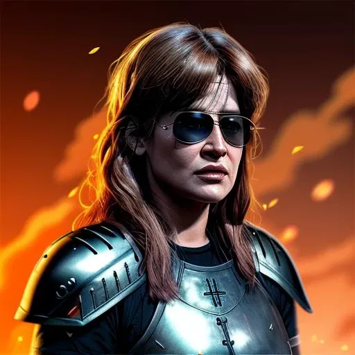 <hypernet:SarahConnorT:1>, (Sarah Connor:1.4), a woman, warrior, Knight warrior helmet skyrim mask elder scrolls v nordic armor bethesda adam adamowicz illustration character design concept, cosplay, rpg portrait, intricate detail, harvest fall vibrancy