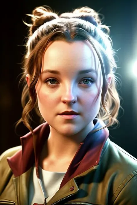 masterpiece, best quality, highest quality, cinematic lighting, (volumetric lighting), extremely detailed CG unity 8k wallpaper, focused, 8k wallpaper, 4k wallpaper, extremely detailed, ultra realistic, photorealistic, sharp focus, absurdres, (HDR:1.2), (high contrast), photograph, detailed and intricate, instagram, portrait, highly detailed, digital painting, artstation, concept art, smooth, sharp focus, illustration, cinematic lighting, Style-Princess, tlou-ellie