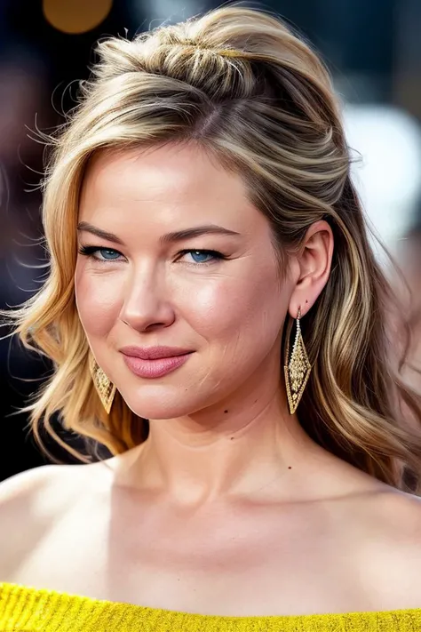 Realistic photo of Brie larson, blonde hair, nude, fully nude, smirking, looking at camera, beautiful woman