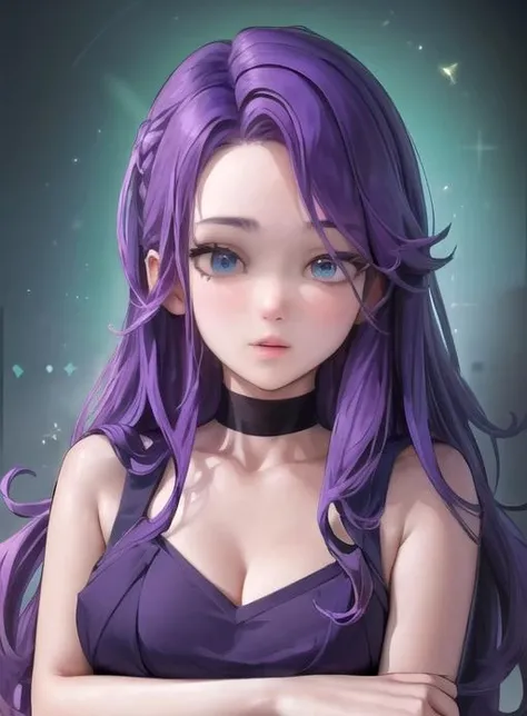 best quality, (masterpiece),(ultra-detailed), (high quality), (high resolution),  <lora:abigail:0.7>,abigail, purple hair, aqua eyes,