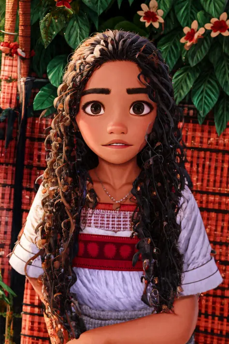 (masterpiece:1.4), (best quality:1.4), (high resolution:1.4),
1girl, solo, portrait, vaiana, long curly hair, school uniform, white shirt, :D
<lora:Vaiana_v1:1>
