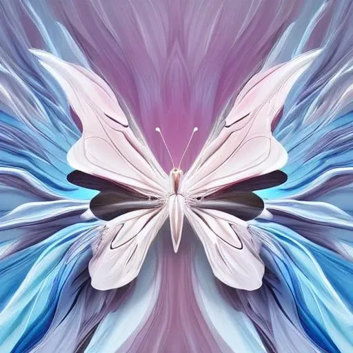 Butterfly , <lora:ErisenFlower:0.8>, ErisenFlower, A dancing cloth, white background, colorful, advanced color matching, sense of technology, wallpaper