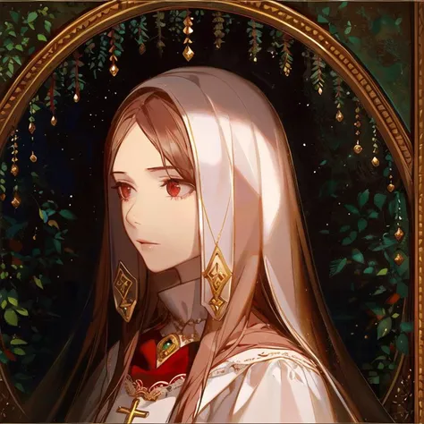 (highly detailed), style-1 , ((masterpiece)),(Impasto), intricate, church painting,(((1 girl))) , painting frame, fantasy ,delicate grassland,sorceress,shepherd long white hair,red dragon eye,white dress ,(pretty face),beautiful detailed face,extremely delicate and beautiful girls,alps,evergreen coniferous forest ,clear sky ,wind ,beautiful sky ,cumulus

 <lora:style-loha:1>