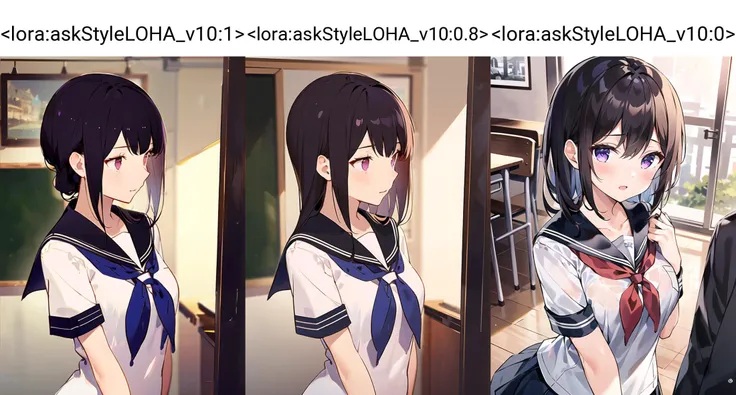 (masterpiece:1.05), (best quality:1.05),1girl,school_uniform
<lora:askStyleLOHA_v10:1>