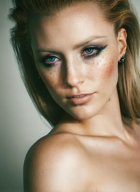 portrait of sks woman, feminine, epic (photo, studio lighting, hard light, sony a7, 50 mm, matte skin, pores, colors, hyperdetailed, hyperrealistic), <lora:locon_v_v1_from_v2_64_32:1.3>