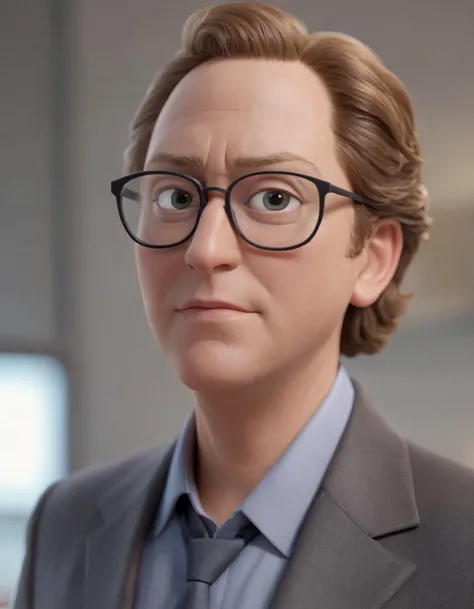 3D character.(James Spader as Robert California:1.6), (caricature:0.2). bokeh, professional, 4k, highly detailed <lora:SamaritanEsdxl:0.45> (Pixar Render, CGI Animation, Disney:1.2) cute big circular reflective eyes, office, dof, (cinematic film), (enigmatic presence:1.2)